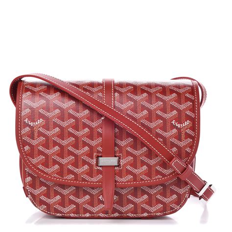 goyard red messenger bag|goyard belvedere bag price.